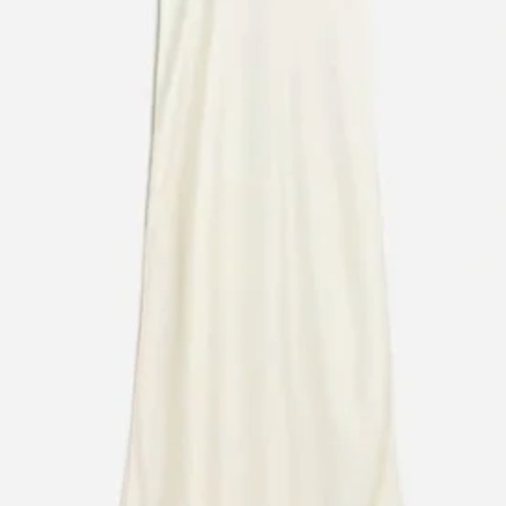 J. Crew Gwenyth Long Slip Skirt, Ivory